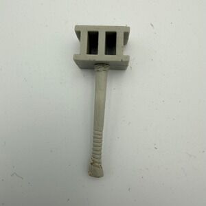 Vintage 1988 G.I. Joe Road Pig Grey Plastic Cinder Block Hammer Accessory Toy
